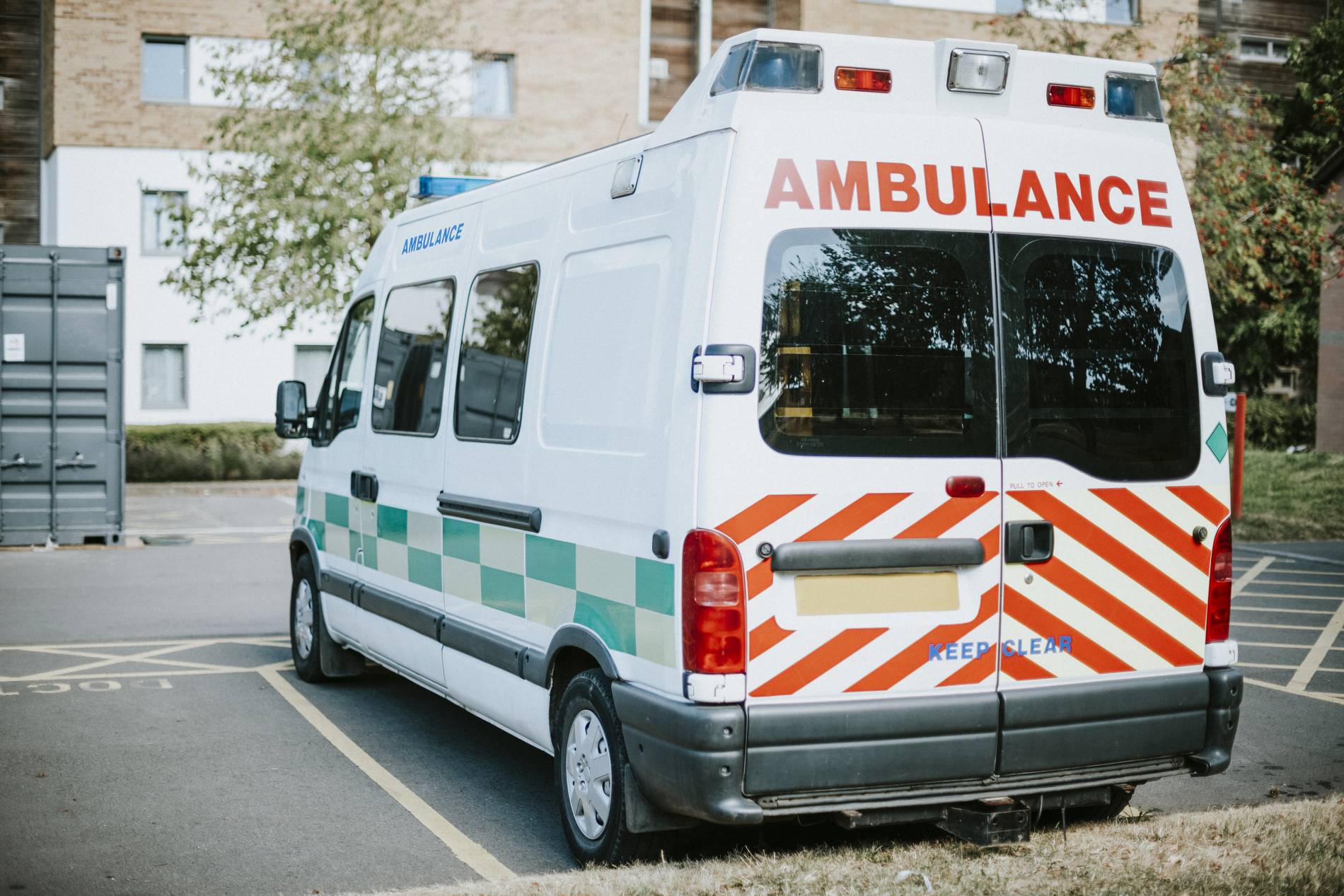 Ambulance pour assurer le transport sanitaire de patients
